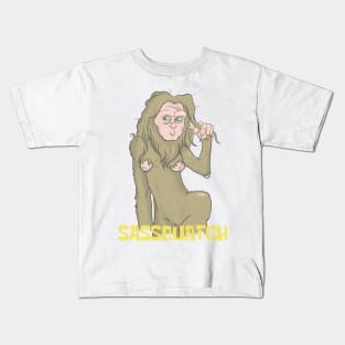 SASSQUATCH Kids T-Shirt